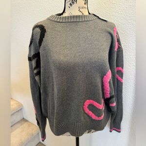 NWT Splendid Collection Heart Sweater S